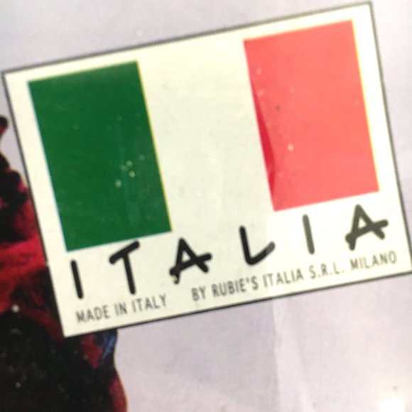 Dreadlock Party Purple & Blk Wig  NWT NOS VTG - Picture 3 of 8